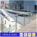 Low Iron Frameless Laminated Tempered Glass Railings For Mall