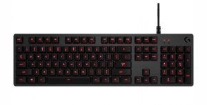 Logitech GAM G413 Clavier mécanique Gaming Carbone DE-Layout 920-008304