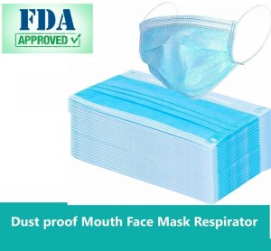 Masque facial 3 plis contre les virus