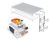 Metal Multi-purpose Storage Rack With White Powder Coating