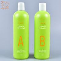 Wholesale custom color cosmo round hdpe 1 litre plastic bottle with screw cap for hydrogen peroxide