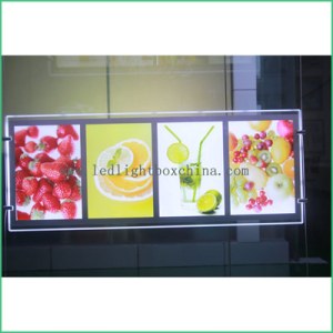 Multi-window Magnetic Open Crystal Menu Board LED Billboard
