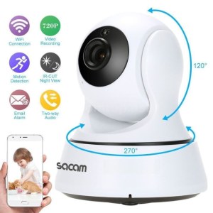 IP Kamera 1080P HD WiFi Security Camera With Audio, IOS/Android App, Pan, Tilt, Zoom,...