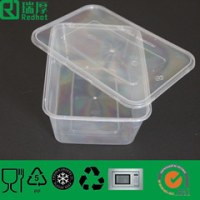Microwaveable Plastic Lunch Container (650ml)