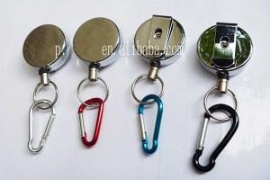 Metal badge reel