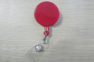 Plastic badge reel