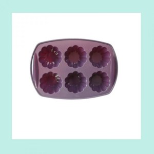 Flower shape silicone ice tray ,cute shape silicone baking mold tray