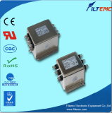 Sell AC 3 phase 4 line filter, power filter, EMI filter, EMC filter, Noise filter, Line...