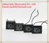 Square shaped AC motor capacitor