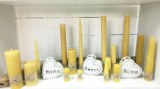 Bougies en cire d'abeille