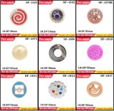 Popular UV Electroplate Round Plastic Bead Accessories Crystal Bead Shoes Decoration Sh...