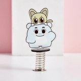 Acrylic bobblehead spring animation decoration