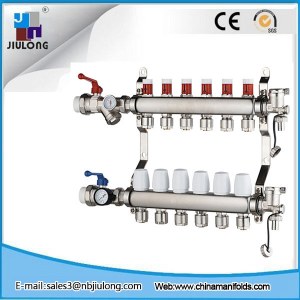 Stainless Steel Manifold With Short Flowmeter
