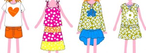 Lot de vêtements enfants de marque agatha ruiz de la prada en petites quantité