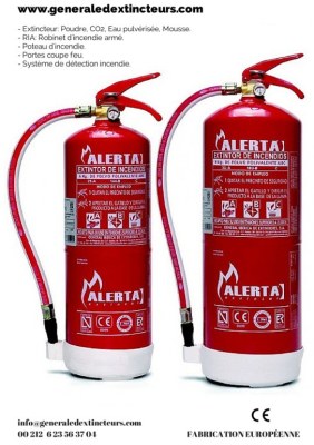 EXTINCTEUR ZENITH - LIBYA LIBIE TRIPOLI - AFRIQUE - INCENDIE