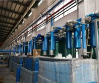Compressed air piping system for atlas copco compressors