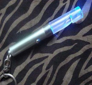 LED Whistle Keychain