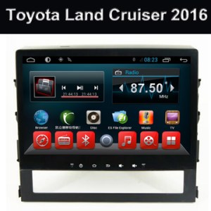 Toyota Land Cruiser 2016 Système DVD de voiture GPS Android Lecteur Quad Core