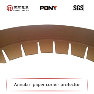 Recyle kraft annular corner edge protector