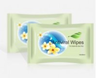 Antiviral wipes