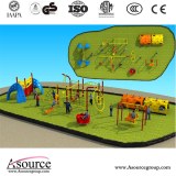 Outdoor playground jungle gym climbing toys for children playing games on school fairgr...