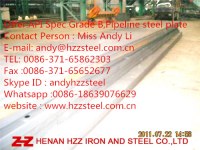 Offer:Grade B Steel Sheet,Pipeline Steel Plate