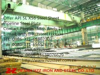 Offer:API 5L X56 Steel Sheet,Pipeline Steel Plate