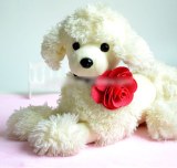 Pet Rose Flower Bow Tie Collars:AR-059