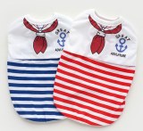 Navy Stripe Dog Clothes:AR-069