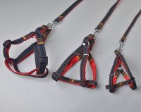 Denim Dog Collar & Leash Set:AR-383