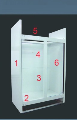 Refrigerateur congelateur en mode ckd-skd