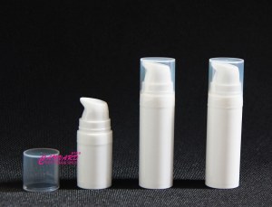 White airless pump bottle 5ml,10ml,15ml