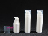 White airless pump bottle 5ml,10ml,15ml