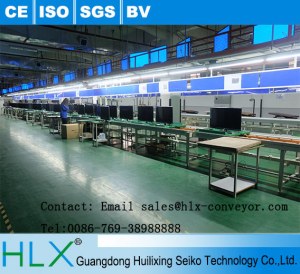 Free flow chain Assembly line conveyor system