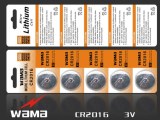 CR2016 Lithium Button Cell Battery