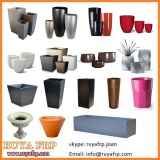 Fibre de verre flowerpot