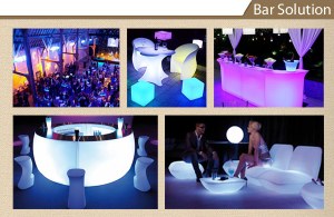 LED flash Bar Counter/Table/Chair/Ice bucket