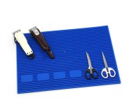 Tapis d'outils de coiffeur magnétique antidérapant 19 "x 13" parfait PVC Salon de beaut...