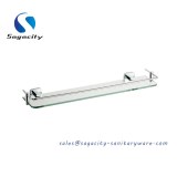 Étagères en verre de salle de bains