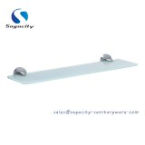 Étagères en verre de salle de bains