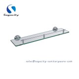 Étagères en verre de salle de bains