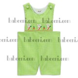 Gingham boy smocked bunny jonjon BC 415