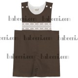 Geometric hand smocked jon jon BC 417