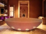Beige Travertine Bathtub