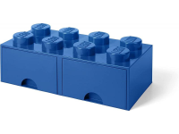 LEGO Brique de rangement 8 plots + 2 tiroir bleu (40061731)