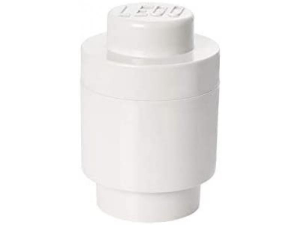LEGO Brique de rangement ronde 1 plots blanc (40301735)