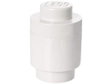 LEGO Brique de rangement ronde 1 plots blanc (40301735)