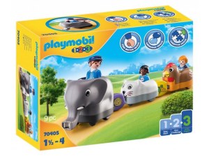 Playmobil 1.2.3 - Train des animaux (70405)
