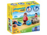 Playmobil 1.2.3 - Wagon chien (70406)