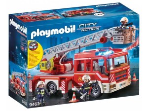 Playmobil City Action - Camion de pompiers avec échelle pivotante (9463)